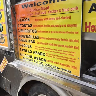 a taqueria truck