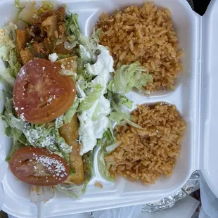 Chicken Enchiladas plate