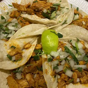 Chicken tacos