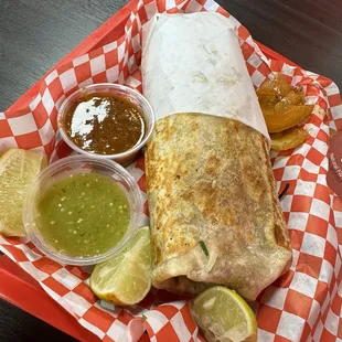 Chile relleno burrito