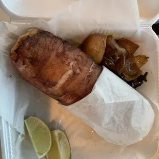 Bacon Wrapped Burrito