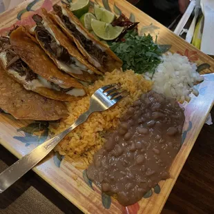 Quesabirrias Dinner (4 tacos)