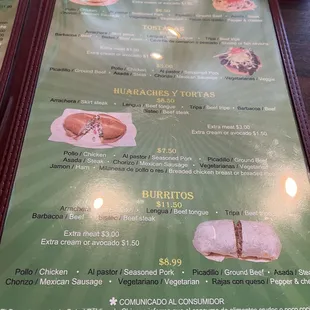 Menu page 3