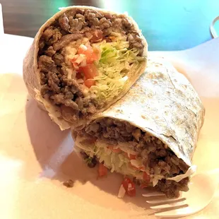 Orale!! Steak Burrito :)