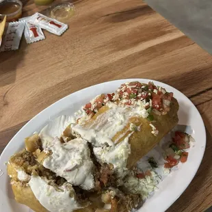 Chimichanga was fire