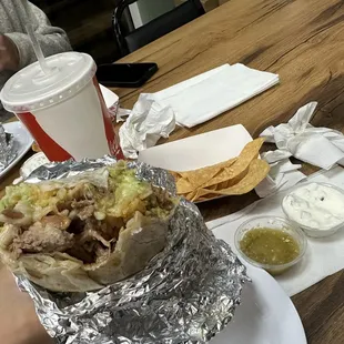 Birria super burrito