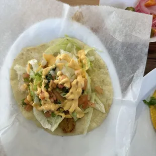Crispy Fish taco was amazing!