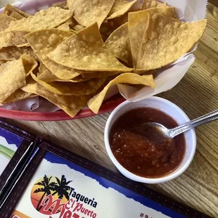 Complimentary Chips &amp; Salsa.