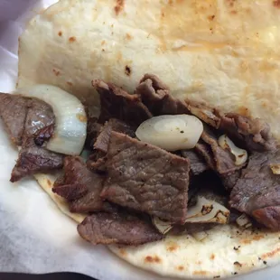 Taco de be steak