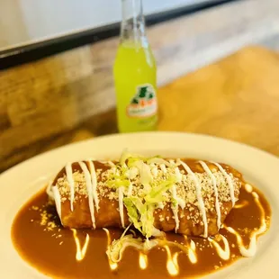 Burrito grande wet + jarrito