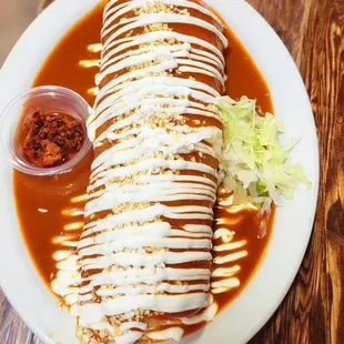 CHORIZO WET BURRITO