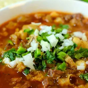 We have menudo on fridays and saturdays !