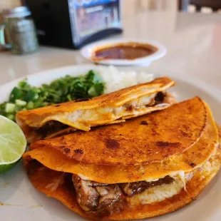 Birria tacos. Let&apos;s taco bout it ;-)