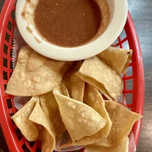 Complimentary chips &amp; salsa.