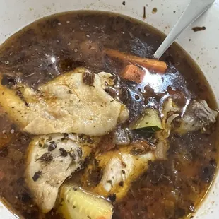 Caldo de pollo