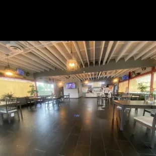 New location very close to the old location. They Updated their decor, the area is spacious and clean. *Tv *juke box * Beverage fridge