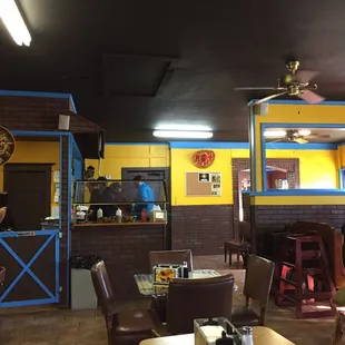 the interior of a restaurant