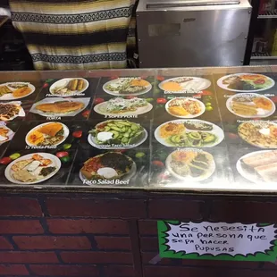 Order Counter with Pictures to guide your ordering.