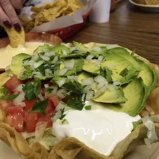 Veggie Taco Salad! Yum!!