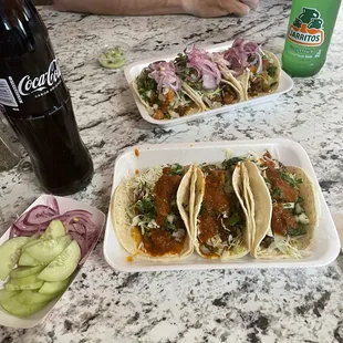 Chicharron tacos