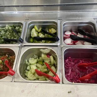 salads, interior