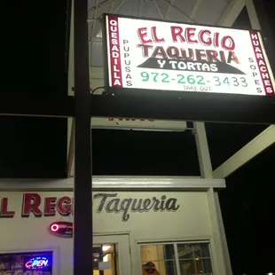 a sign for a mexican restaurant