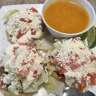 Sopes and Fideo