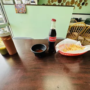 a table in a restaurant