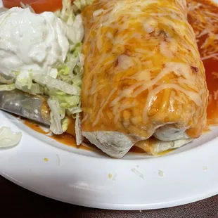 a plate of enchiladas