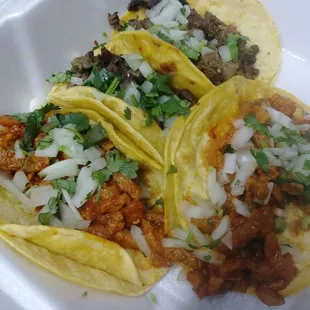 Asada Tacos 4.25/5 Al Pastor Tacos 4/5