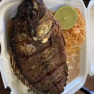 Mojarra frita