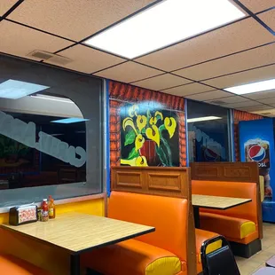 the interior of a restaurant