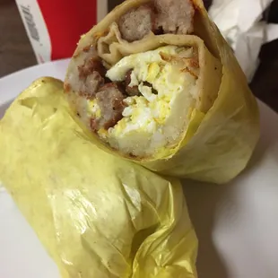Breakfast burrito