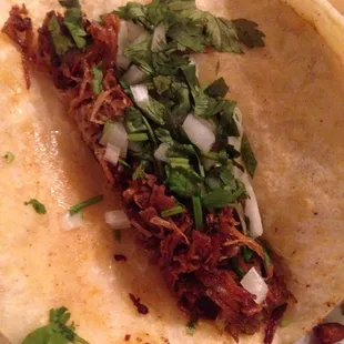 Carnitas taco
