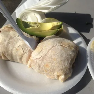 a burrito and a burrito