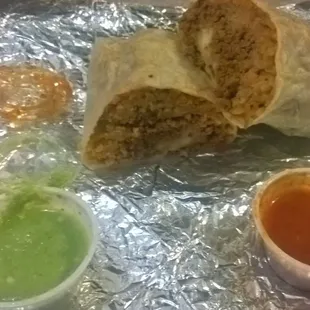 Mexican Sausage Burrito