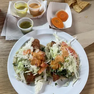 Tacos de Pescado $2.50 each