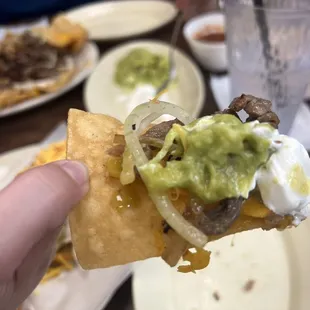 Perfect nacho bite