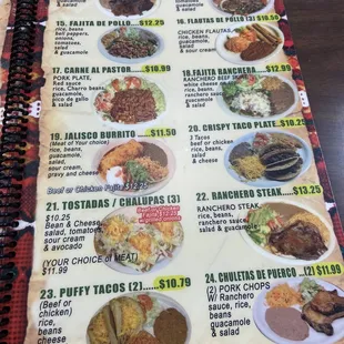 ramen and noodles, menu