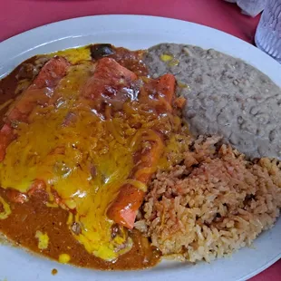 Enchilada plate