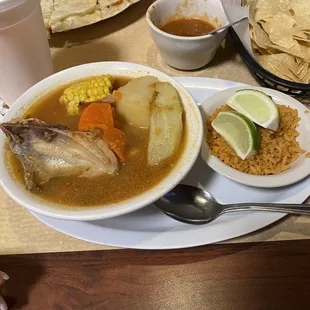 Caldo de pollo