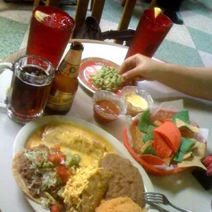 mexican food and drinks