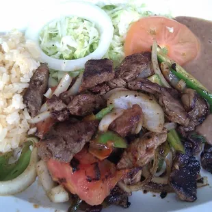 Mexican Style Steak Plate