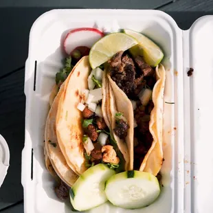 Pollo Tacos,  Carne Asada Tacos