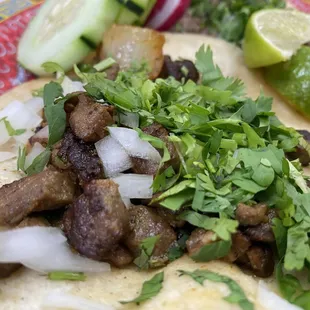 Carne asada taco