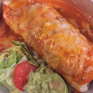 Chile Verde Wet Burrito