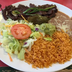 Carne Asada Plate