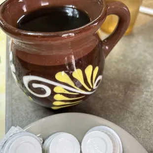 Cafe De Olla!! Definitely worth a drive. This is perfect for these cold mornings. I'm taking some home for later!