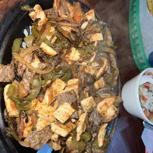 a plate of food