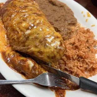 Jalisco Burrito with Rice &amp; Beans